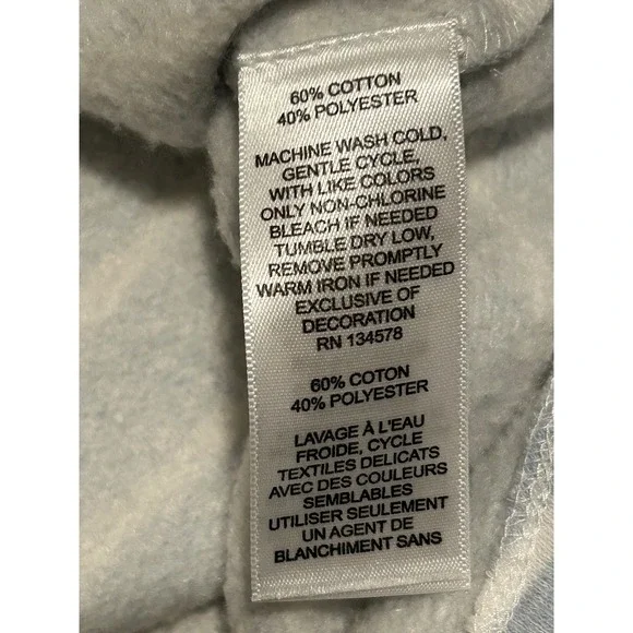 Vineyard Vines Martha's Light Blue Striped Half Zip Pullover Thumbholes Sz L - Picture 6 of 6